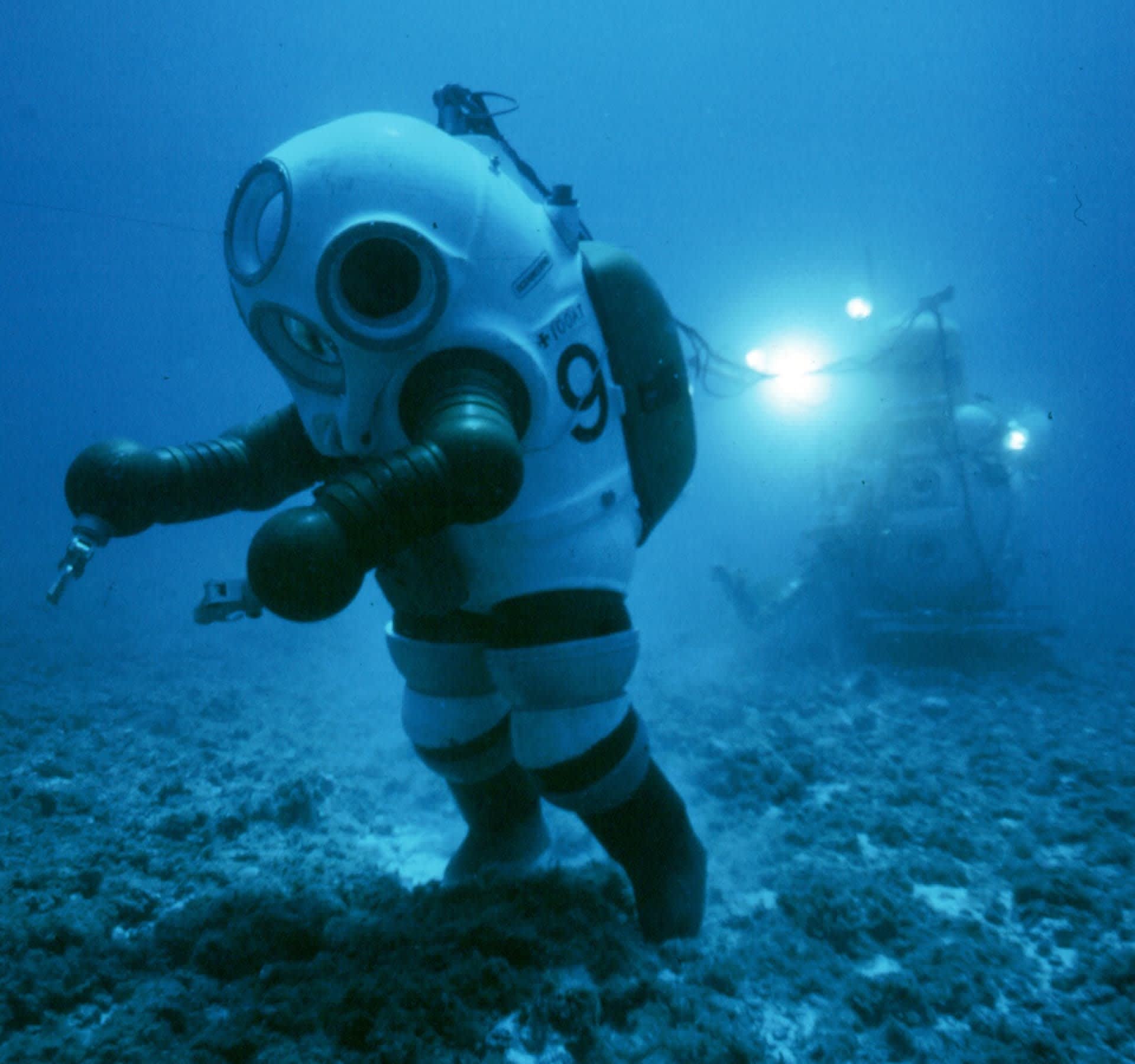 席薇亚・厄尔在水底