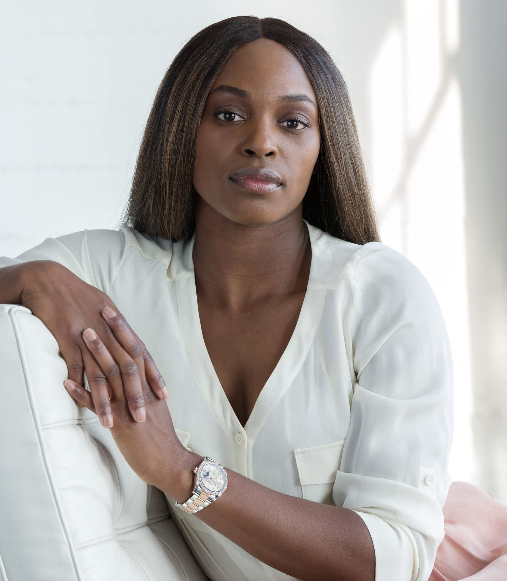 Sloane Stephens watch on wrist
