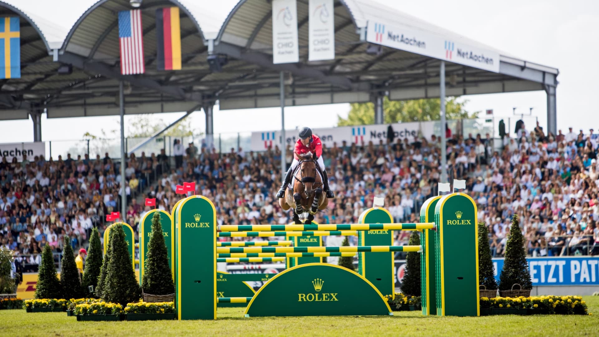 Kent Farrington on horse