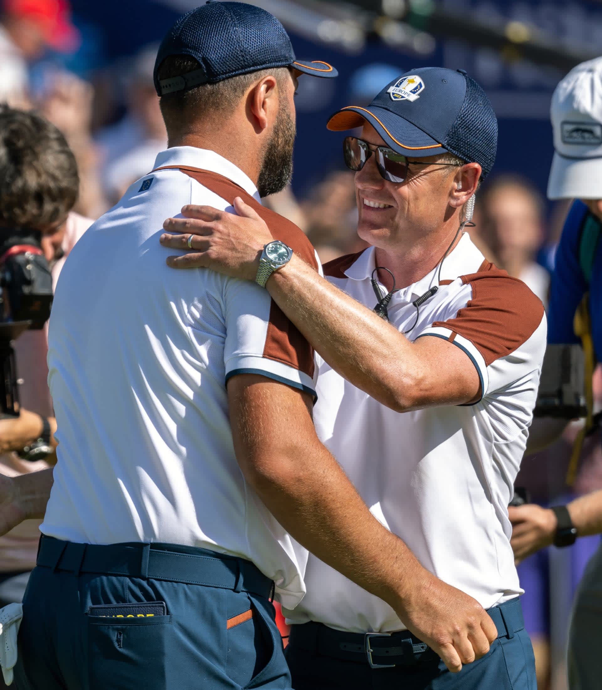 Luke Donald watch on wrist