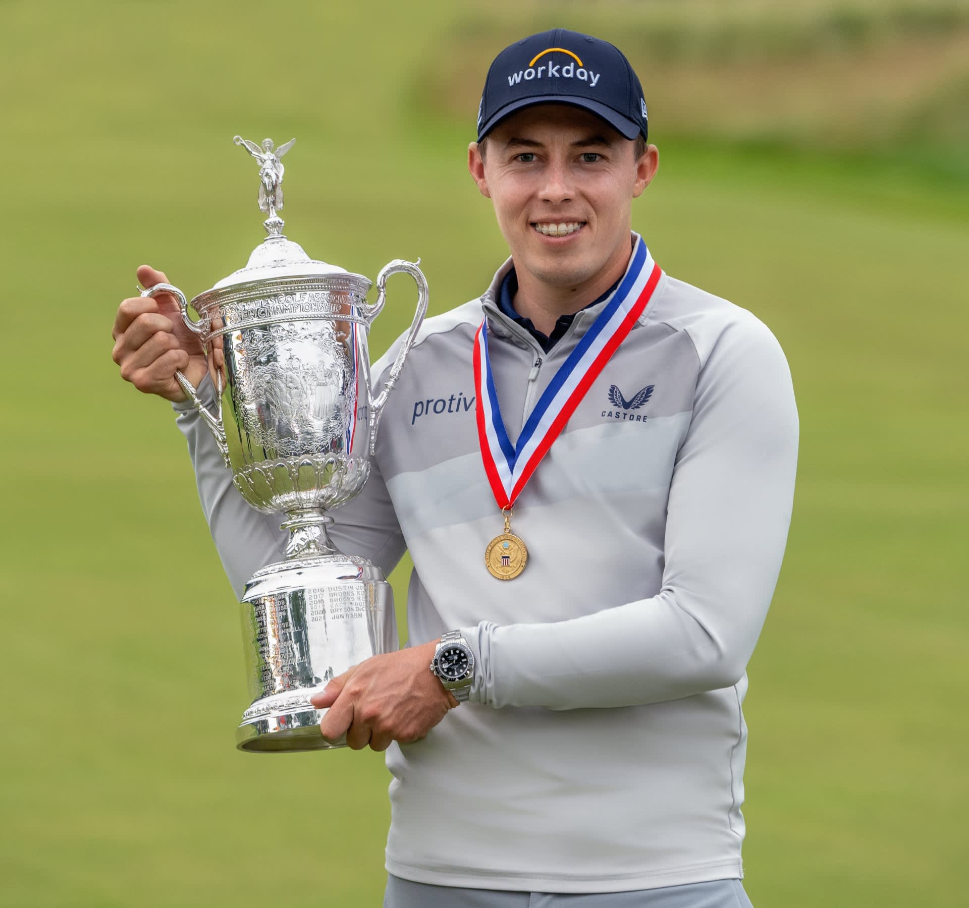 Matt Fitzpatrick trophy