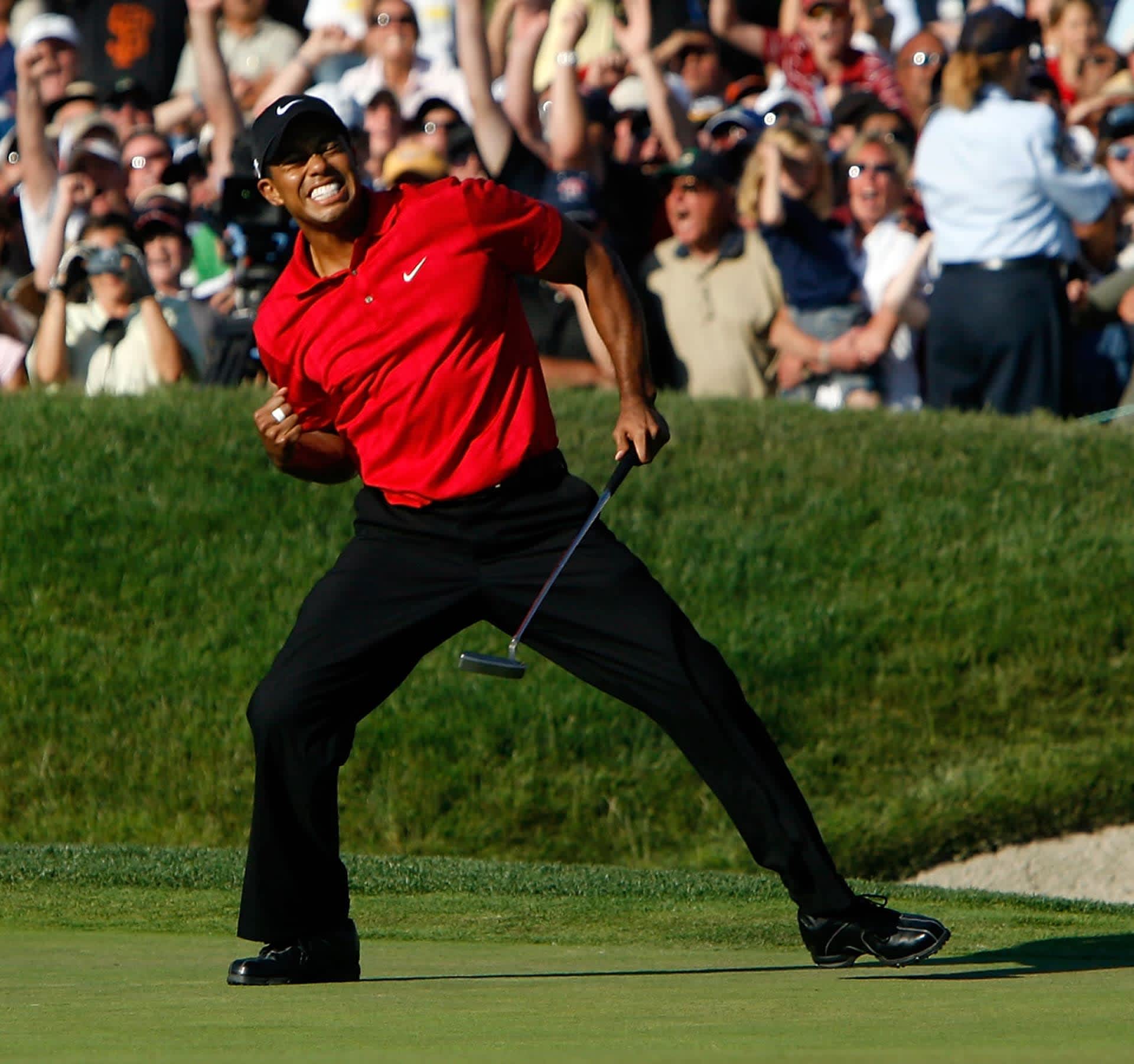 Tiger Woods winning