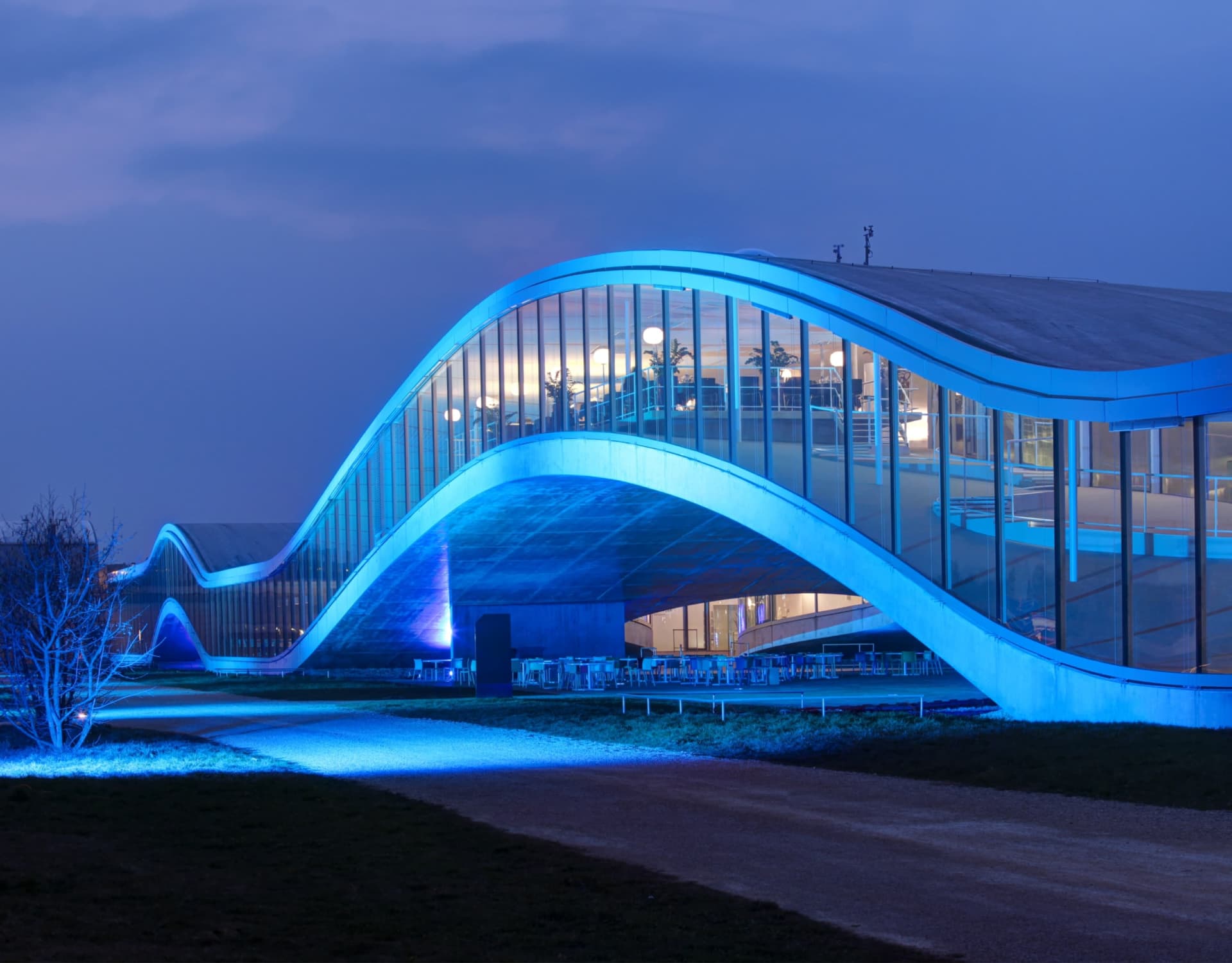 EPFL Rolex Learning Center by SANAA