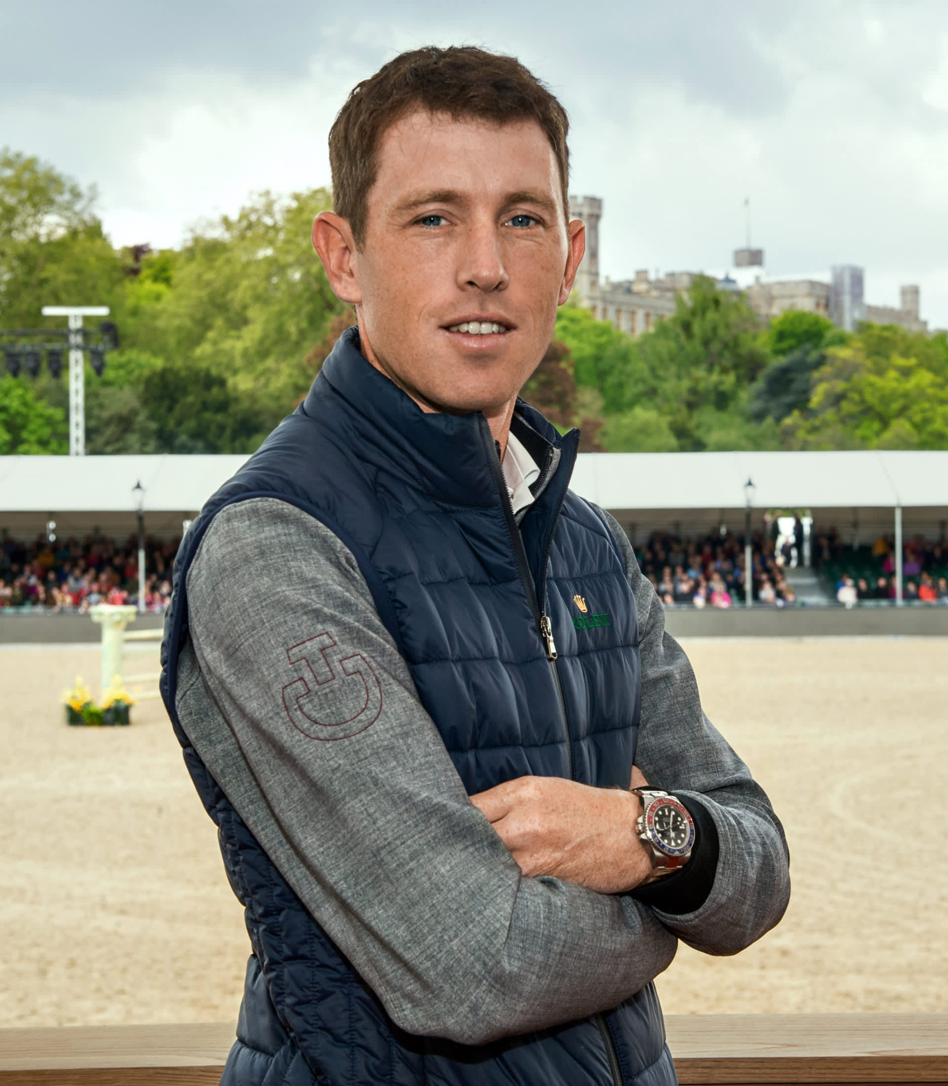 Scott Brash watch on wrist