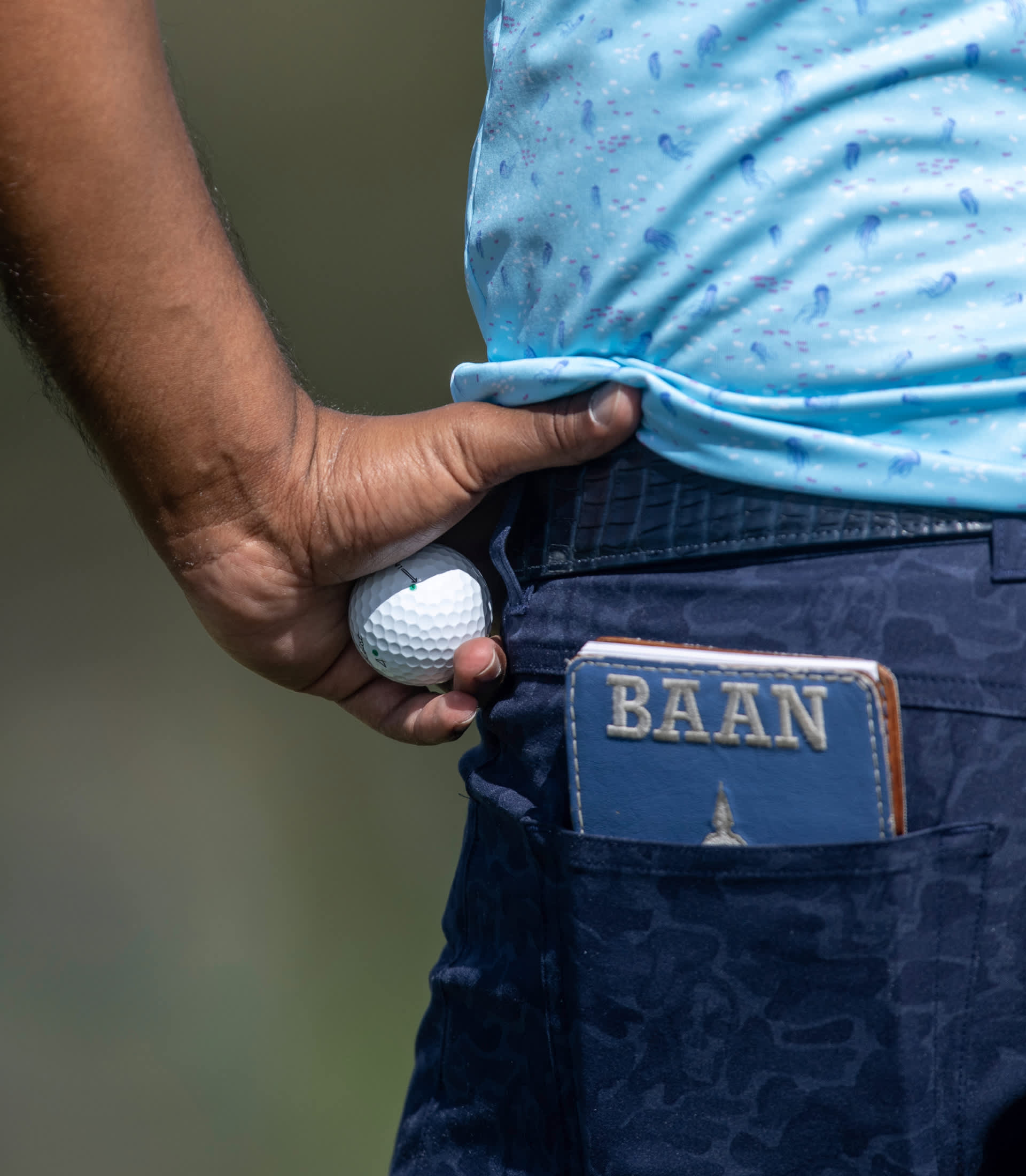 Anirban Lahiri golf ball