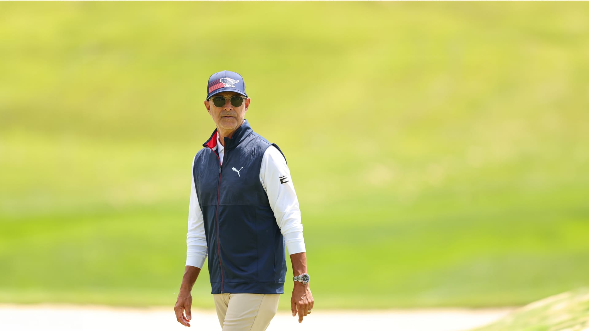Claude Harmon III on green