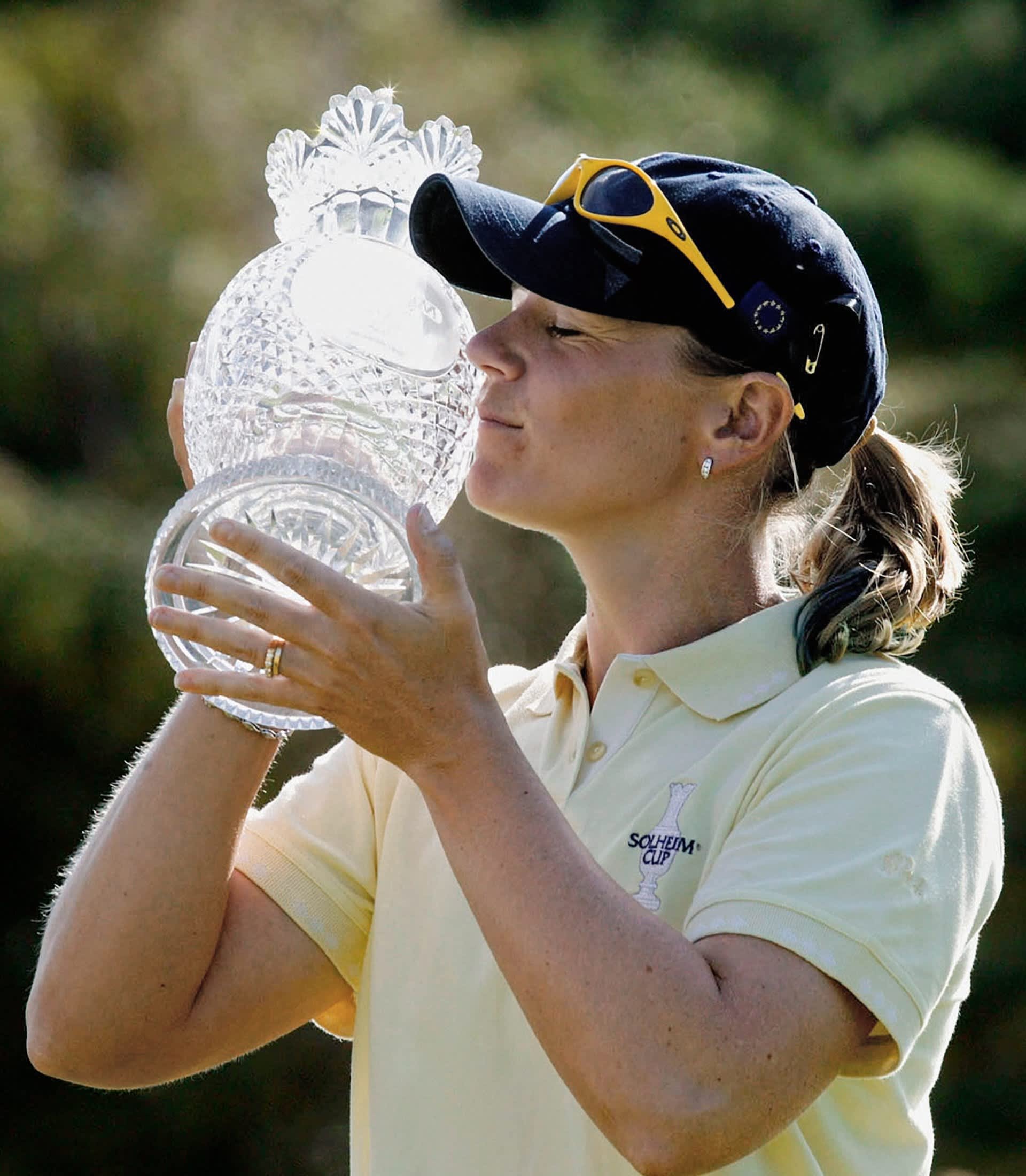 Annika Sörenstam crystal trophy