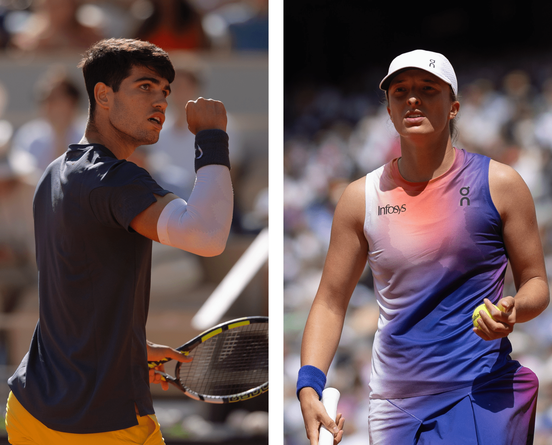 Świątek and Alcaraz