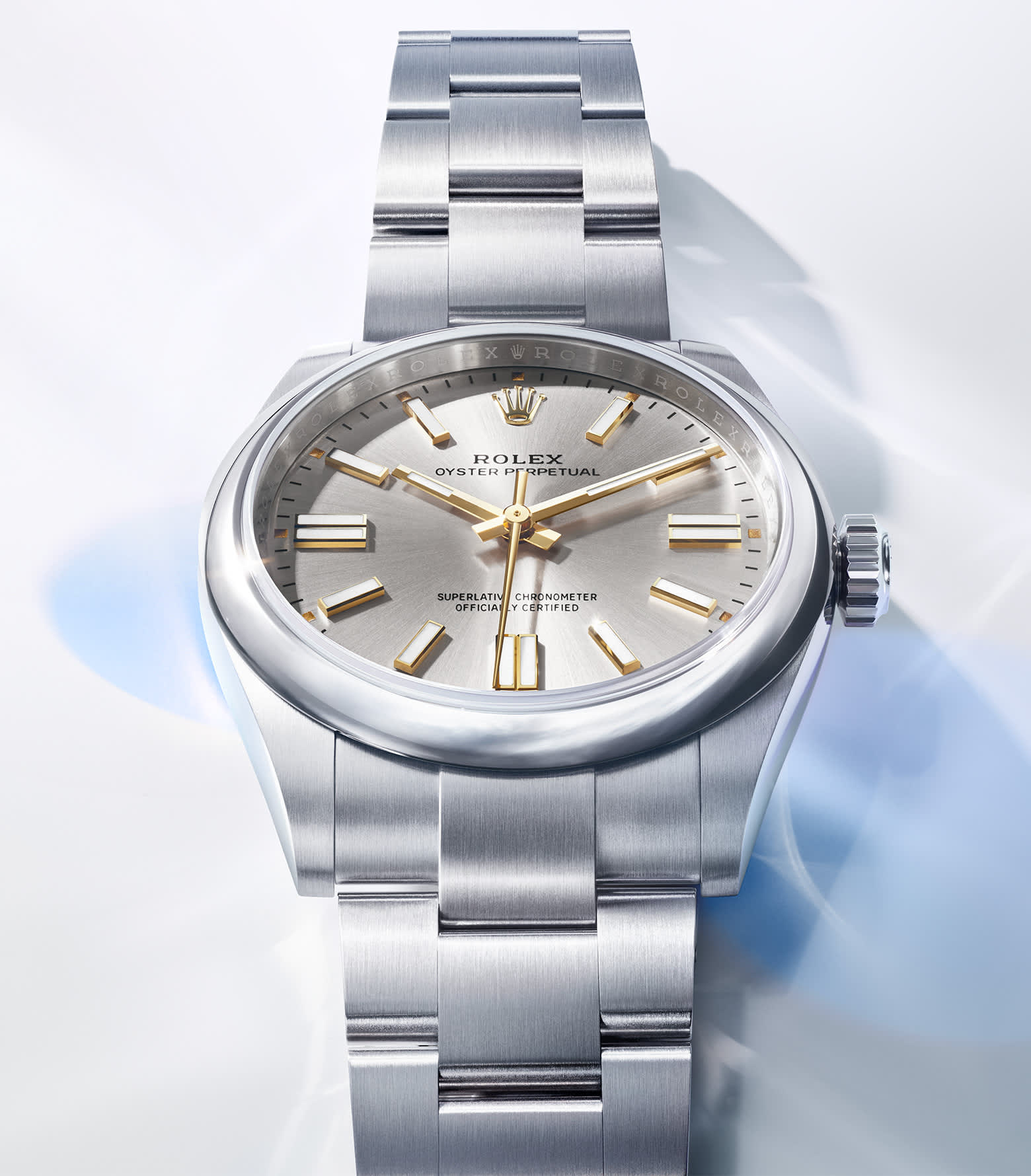 Silver dial