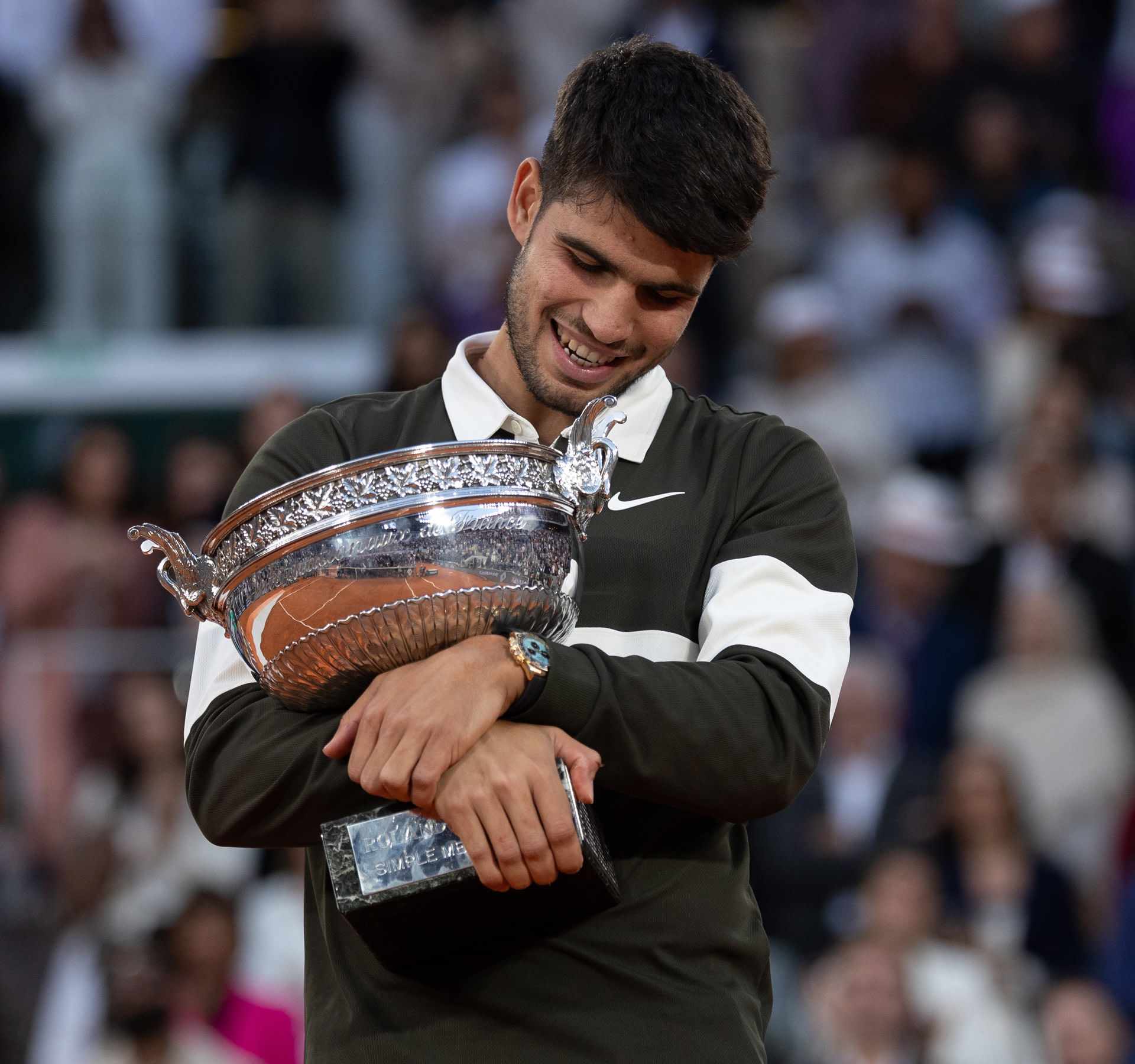 卡洛斯・阿尔卡拉斯与奖杯