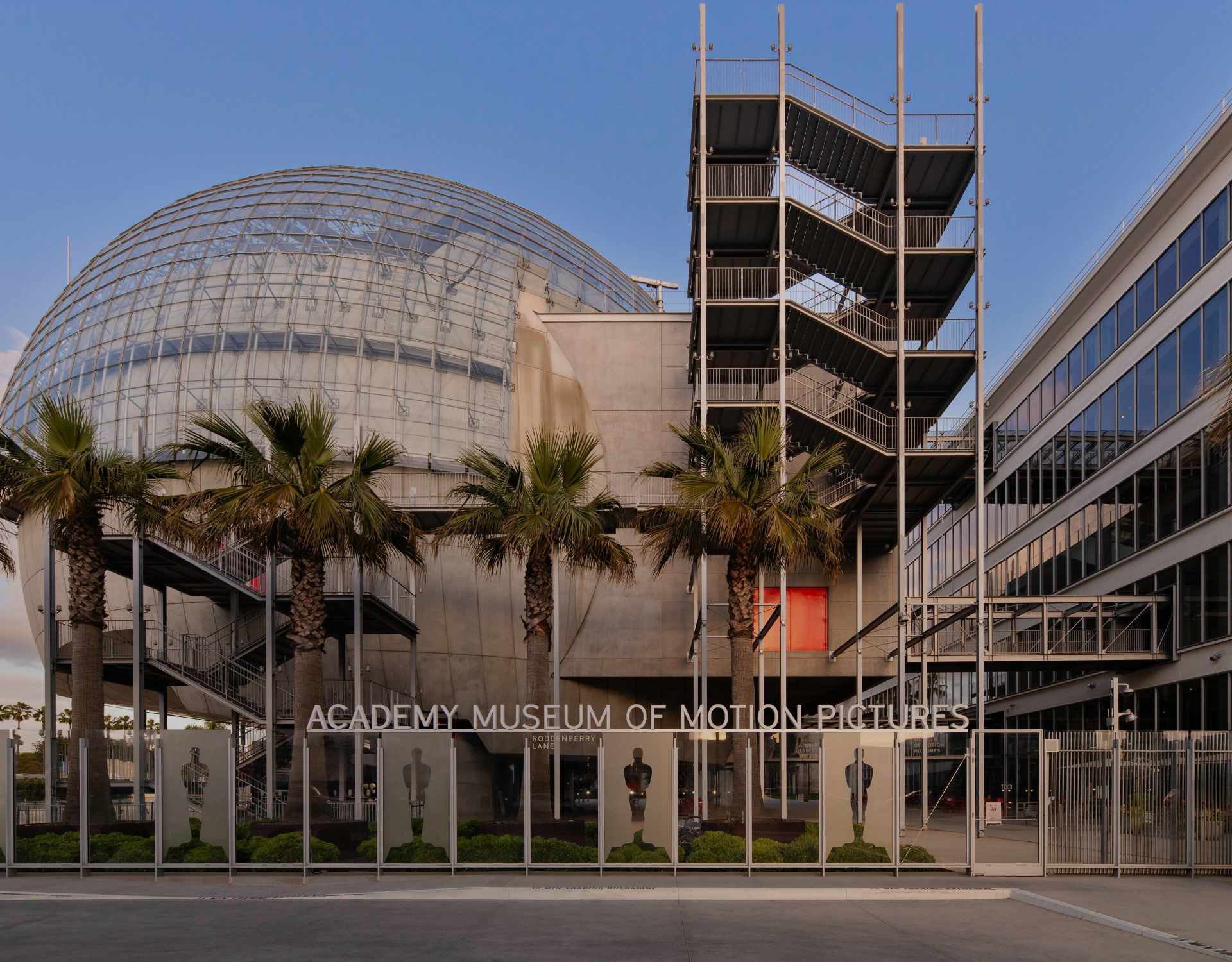 Exterior View of the Academy of Motion Picture Arts and Sciences