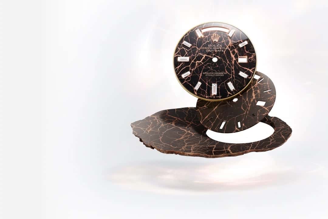Natural stone dials