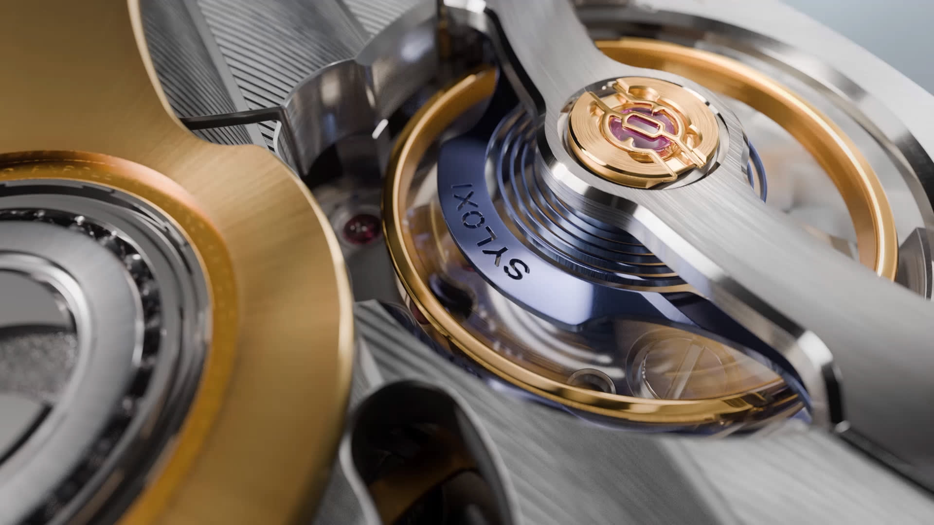 Close-up of Padellone movement