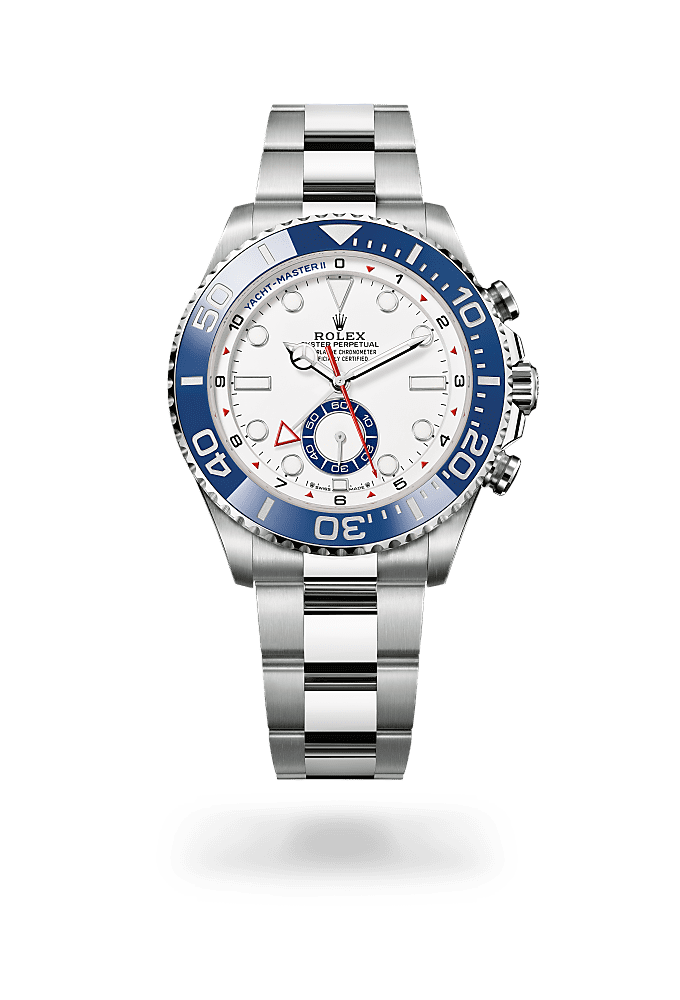 Yacht-Master II, Oyster, 44 mm, Oystersteel, Dial : White, Rolex