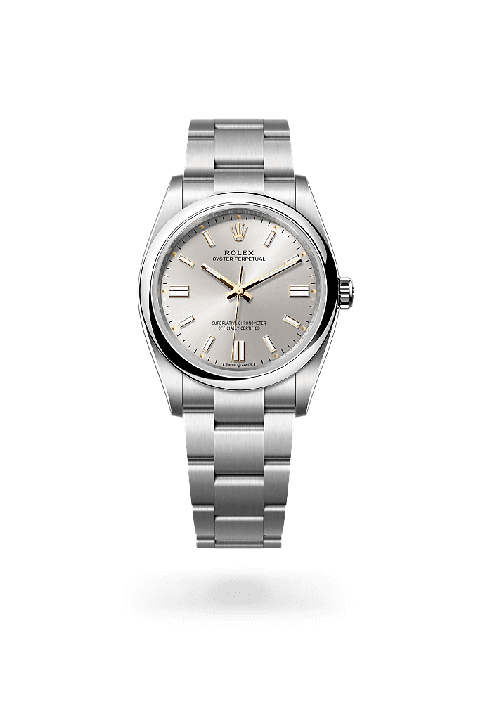 蚝式恒动型 36, 蚝式，36毫米，蚝式钢, 表盘 : 银色, Rolex