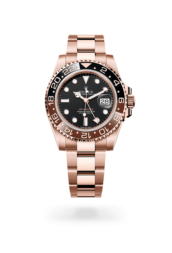 GMT-Master II, Oyster, 40 mm, Everose gold, Dial : Black, Rolex