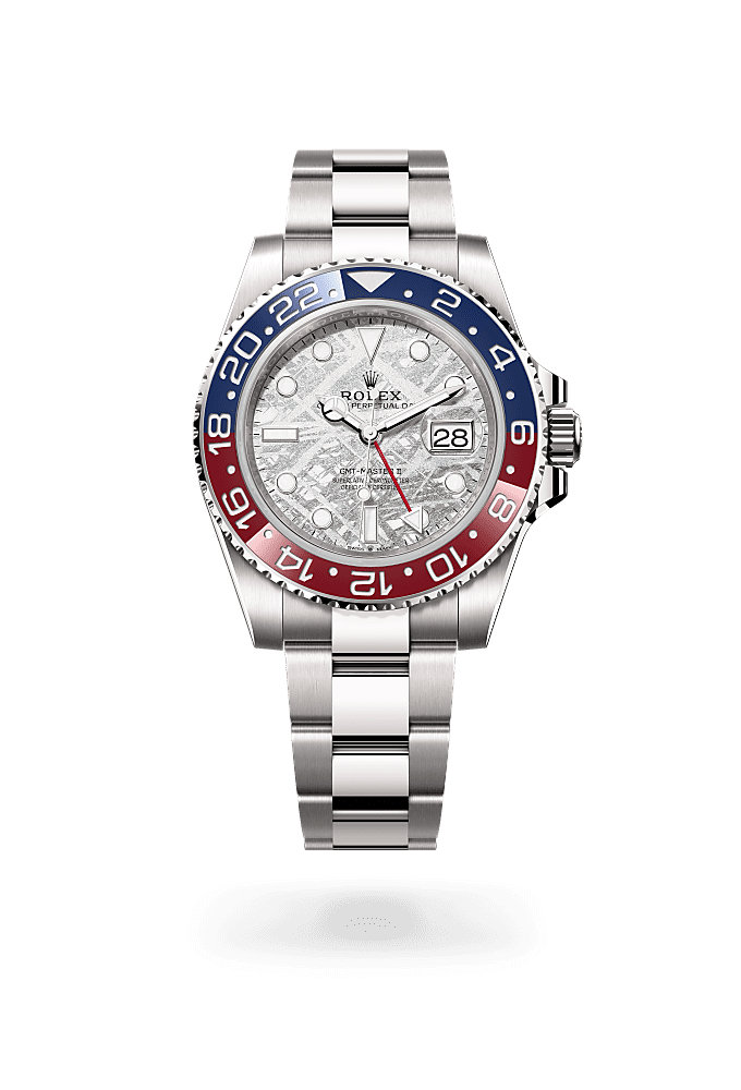 GMT-Master II, Oyster, 40 mm, white gold, Dial : Meteorite, Rolex