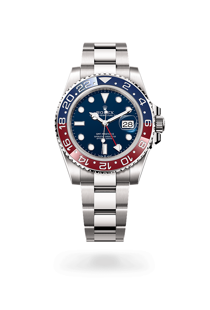 GMT-Master II, Oyster, 40 mm, white gold, Dial : Midnight blue, Rolex