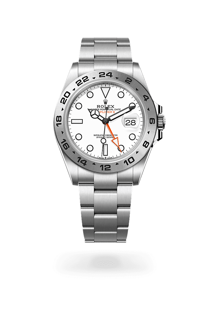 Explorer II, Oyster, 42 mm, Oystersteel, Dial : White, Rolex