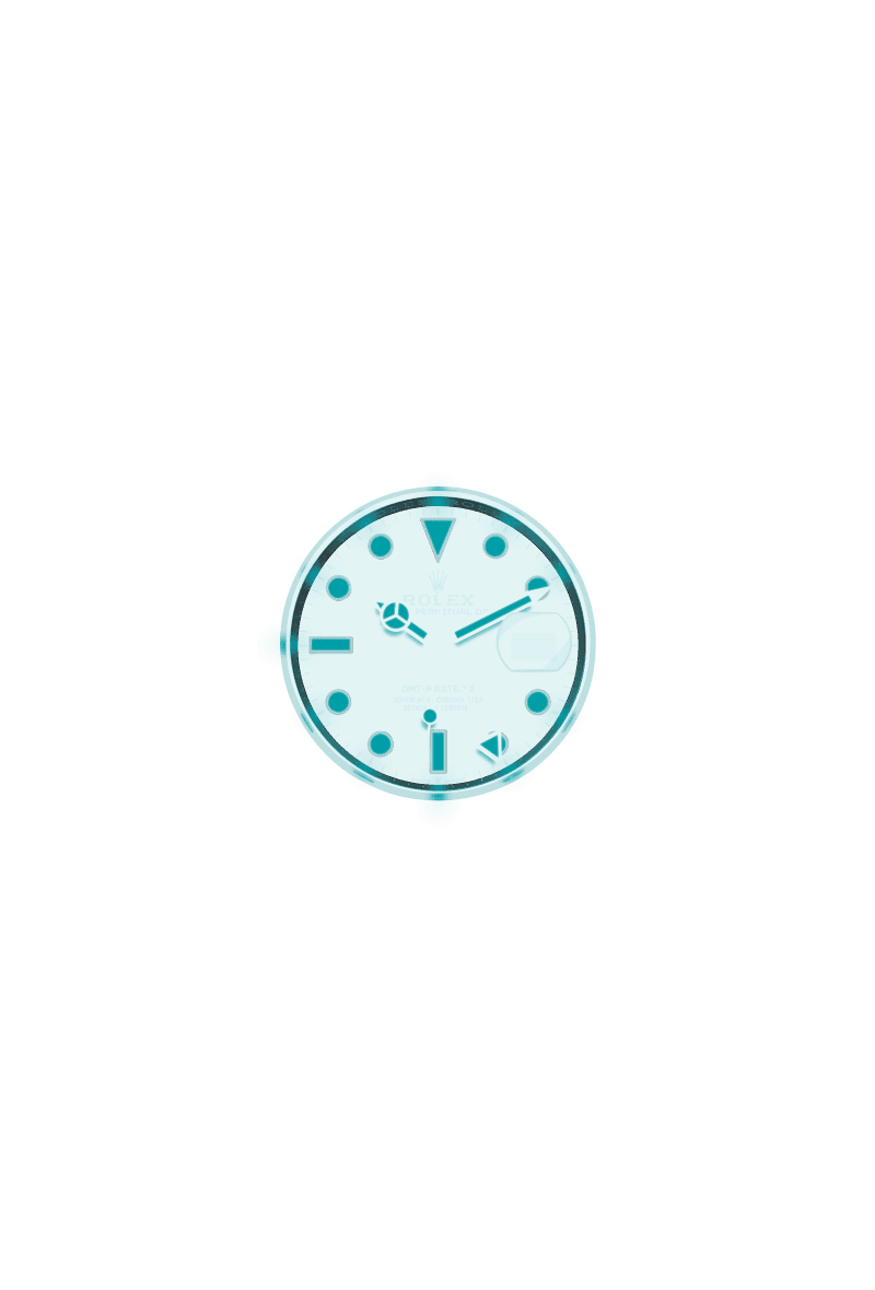 格林尼治型 II, 蚝式，40毫米，黄金, 表盘 : 铁虎眼石, Rolex