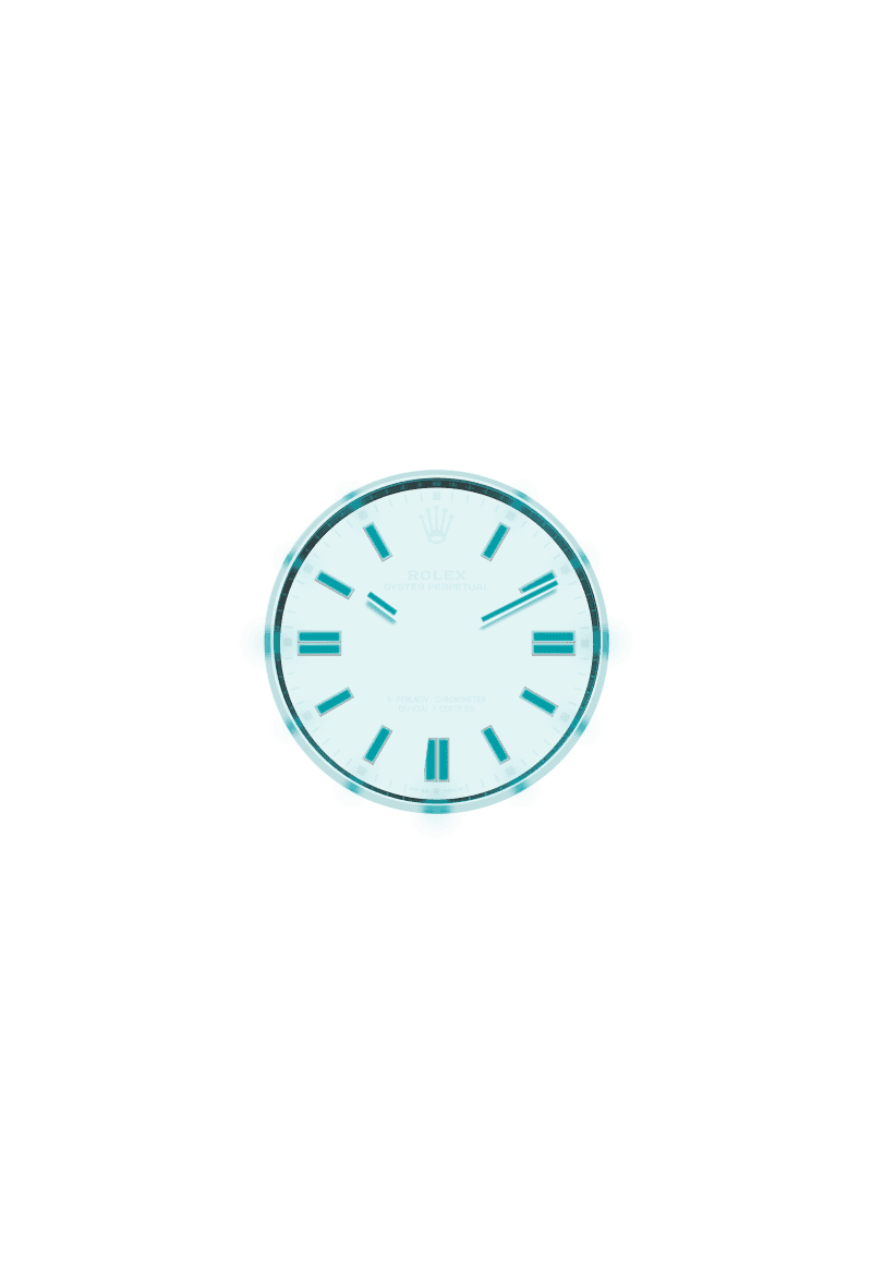 蚝式恒动型 41, 蚝式，41毫米，蚝式钢, 表盘 : 绿色, Rolex