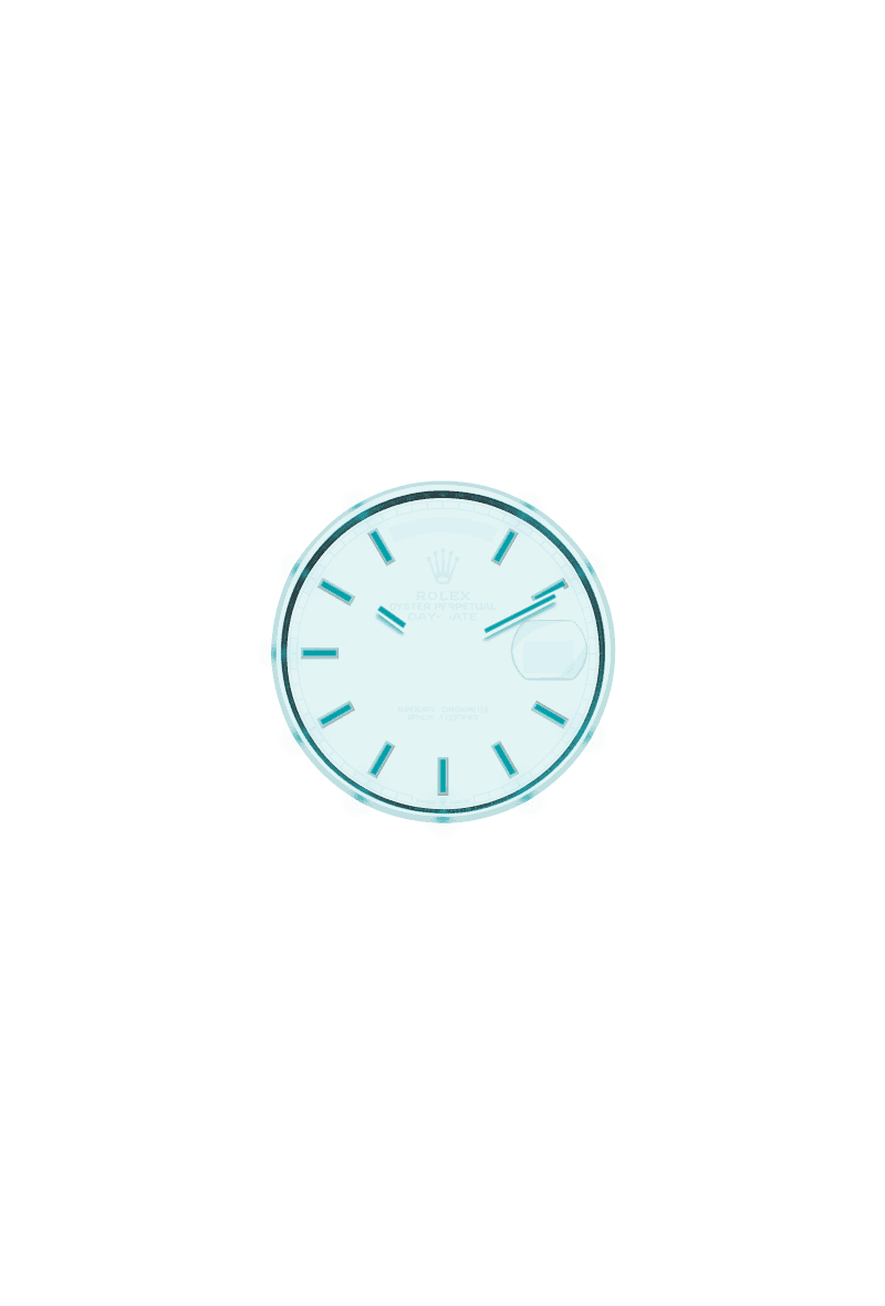 Day-Date 40, Oyster, 40 mm, platinum and diamonds, Dial : Slate, Rolex