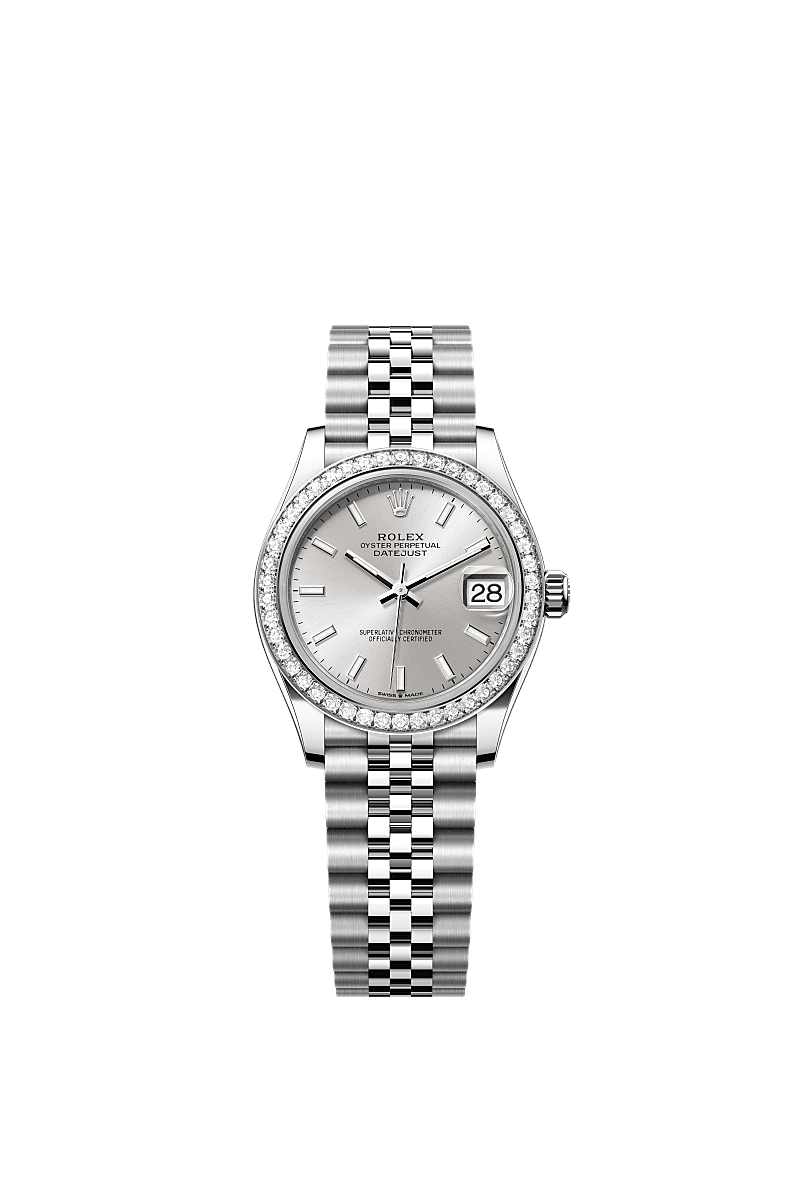 日志型 31, 蚝式,31毫米,蚝式钢, 表盘 : 银色, Rolex