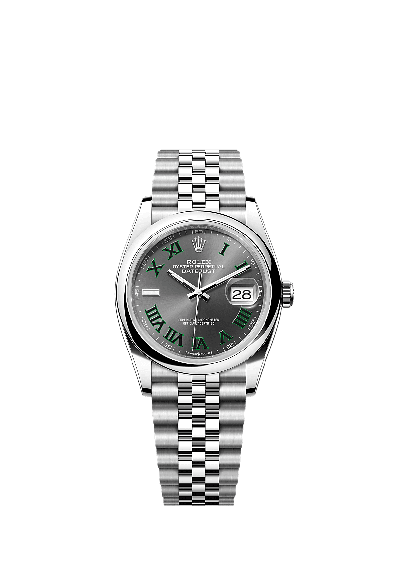 Datejust 36, Oyster, 36 mm, Oystersteel, Dial : Slate, Rolex