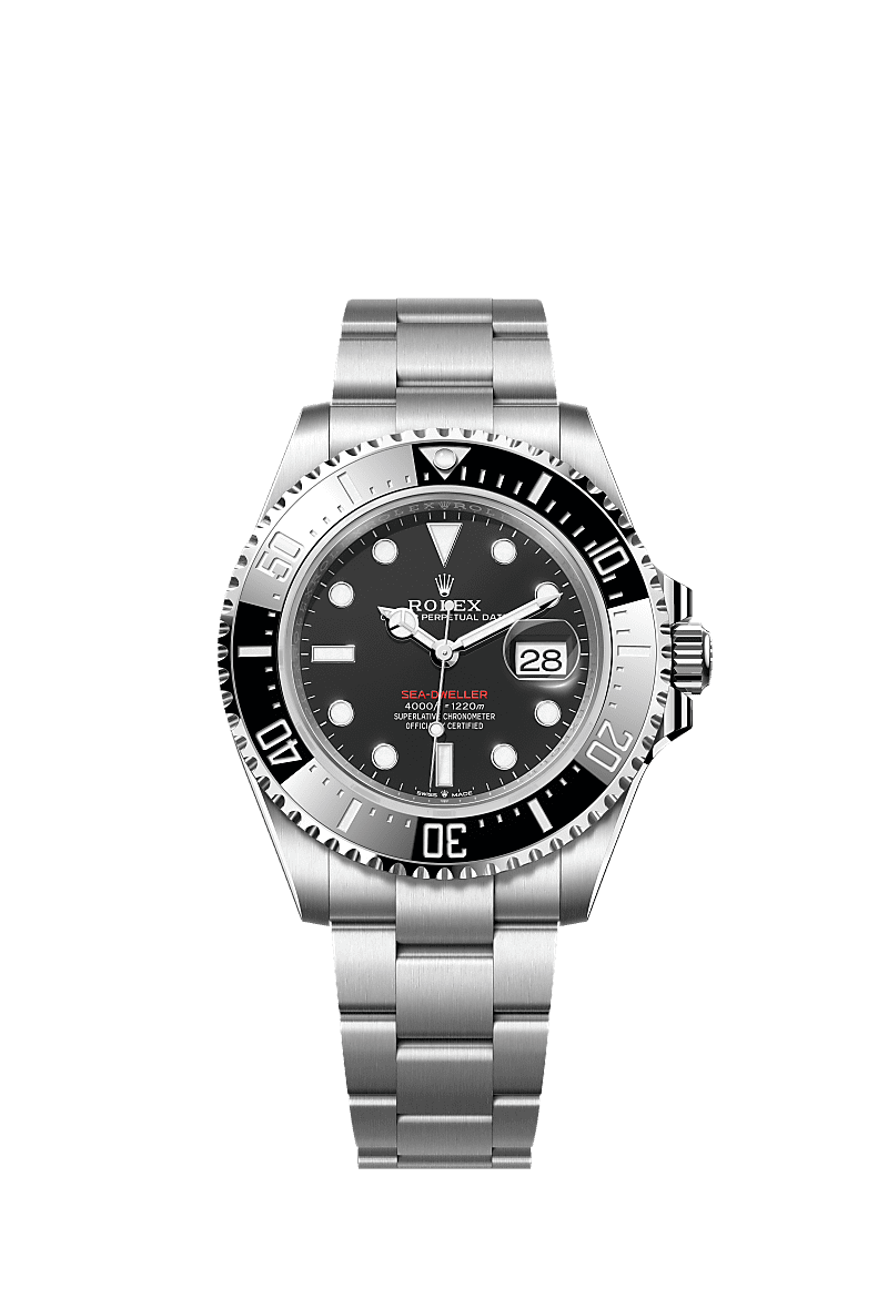 Sea-Dweller, Oyster, 43 mm, Oystersteel, Dial : Intense black, Rolex