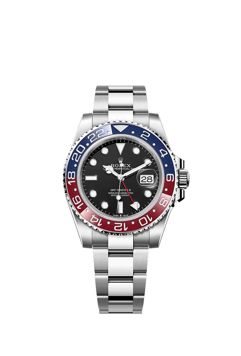 GMT-Master II, Oyster, 40 mm, Oystersteel, Dial : Black, Rolex