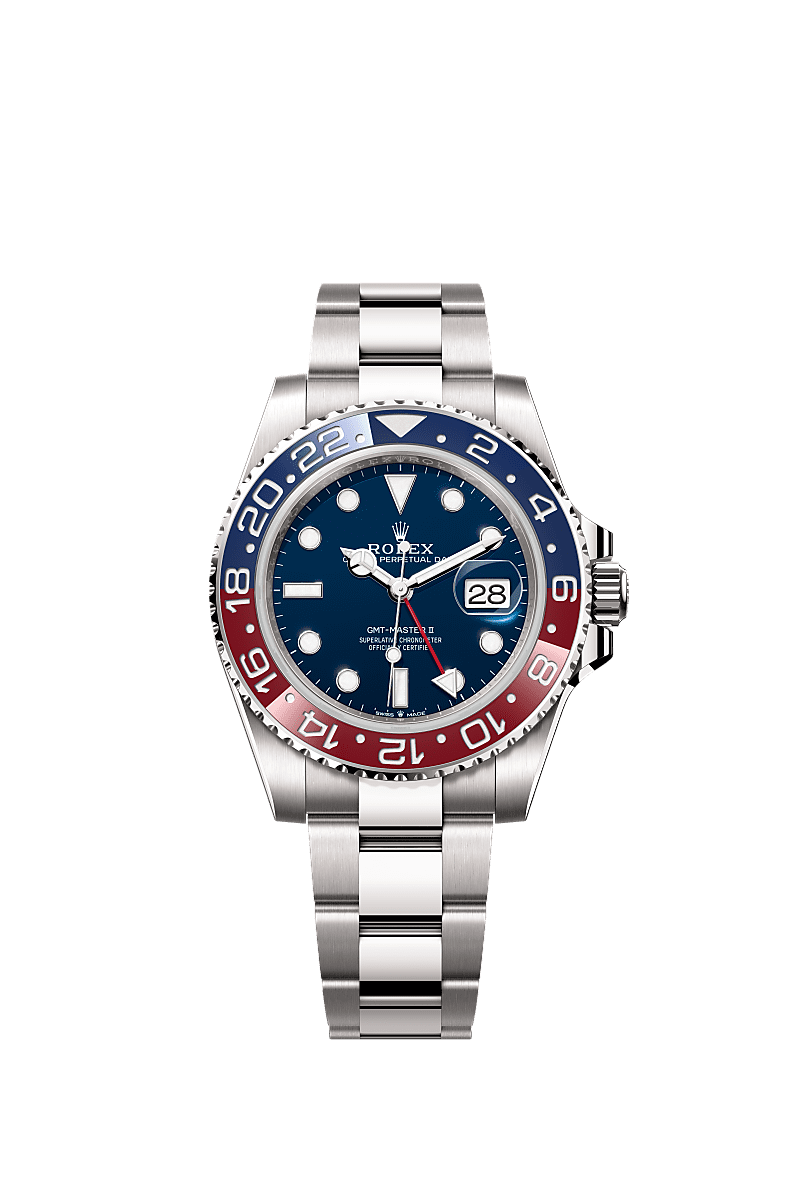 格林尼治型 II, 蚝式,40毫米,白色黄金, 表盘 : 午夜蓝色, Rolex