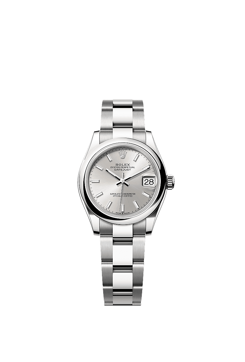 日志型 31, 蚝式,31毫米,蚝式钢, 表盘 : 银色, Rolex