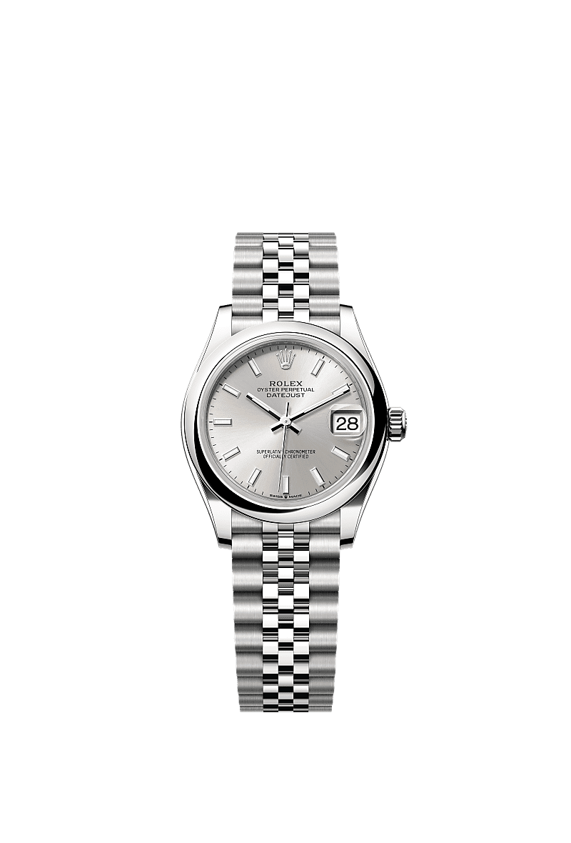 日志型 31, 蚝式,31毫米,蚝式钢, 表盘 : 银色, Rolex