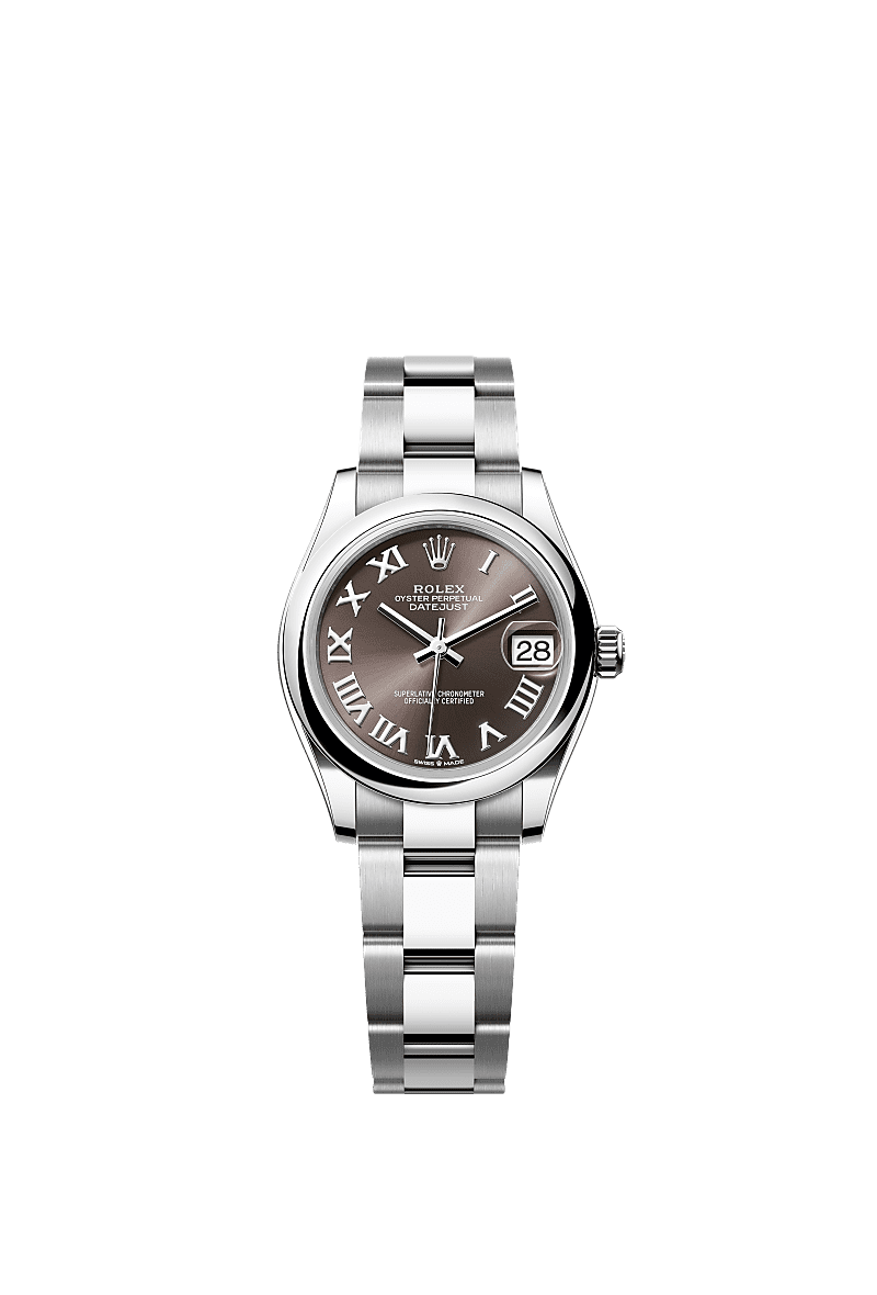 Datejust 31, Oyster, 31 mm, Oystersteel, Dial : Dark grey, Rolex