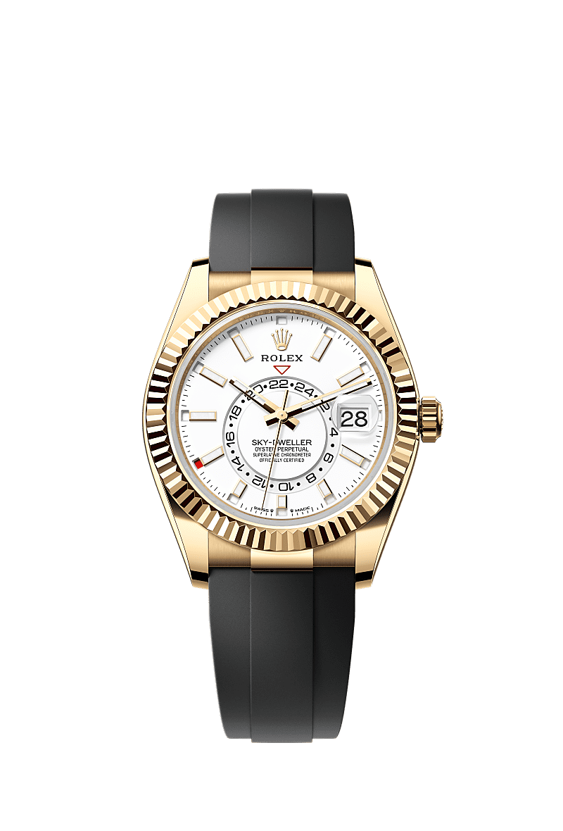 纵航者型, 蚝式，42毫米，黄金, 表盘 : 醇白色, Rolex