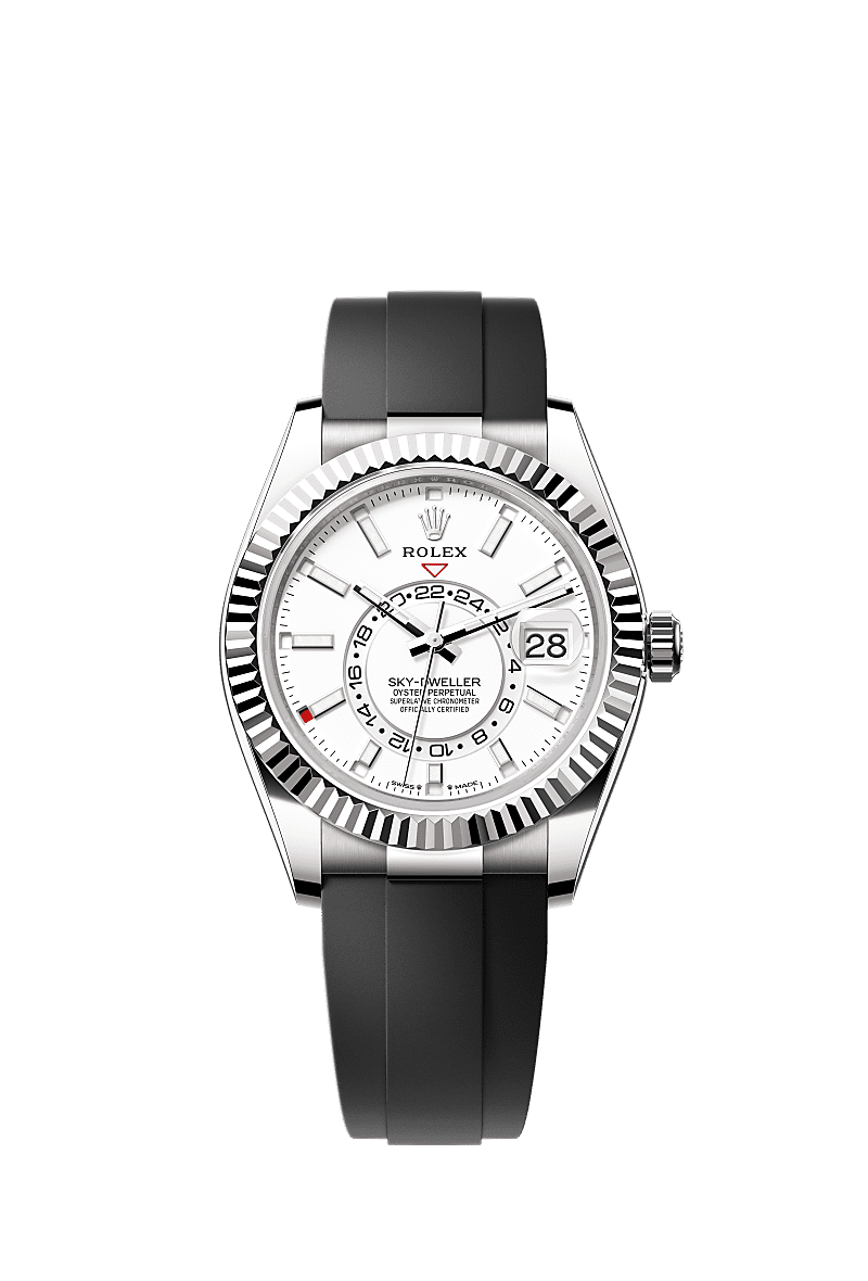纵航者型, 蚝式，42毫米，白色黄金, 表盘 : 醇白色, Rolex