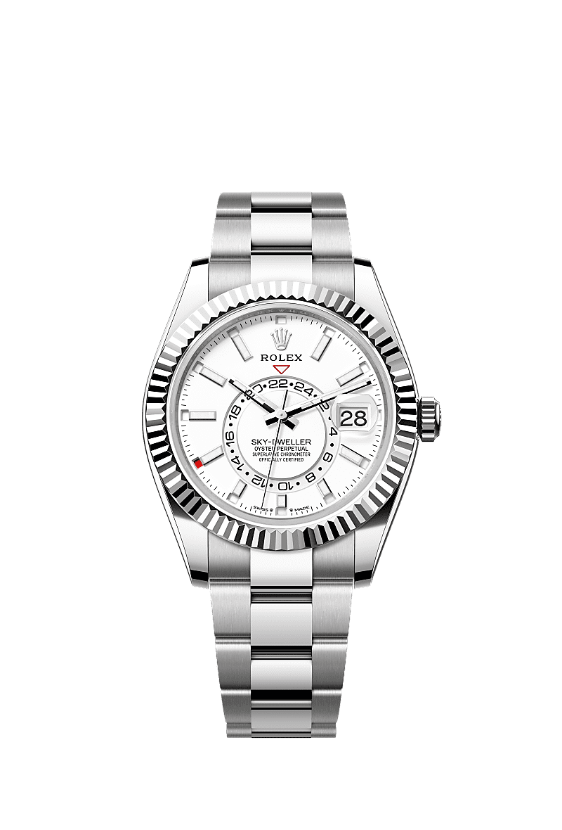 纵航者型, 蚝式,42毫米,白色黄金及蚝式钢, 表盘 : 醇白色, Rolex