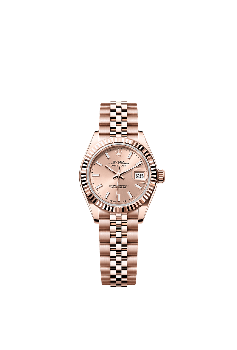 Rolex datejust lady rose gold top
