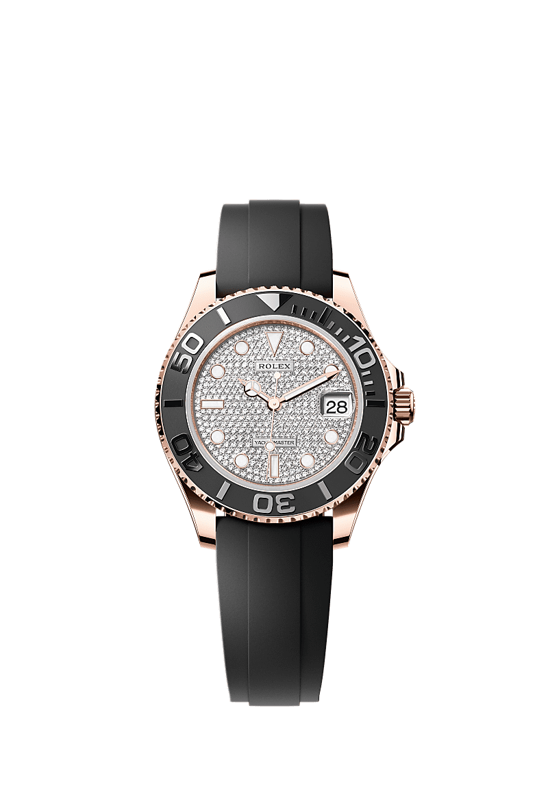GOK　bazu Rolex Yacht-Master 37 Automatic Black Dial 18kt Everose Gold